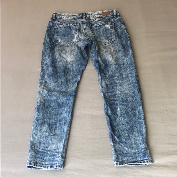 GARAGE BOYFRIEND STYLE DISTRESSED JEANS - Picture 2 of 8